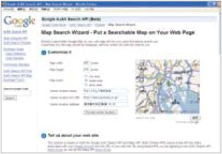 Google Mapsを埋め込むためのJavaScriptを生成するウィザード